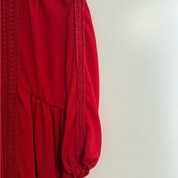 New York & Company Vibrant Red Dress - Picture 4 of 7